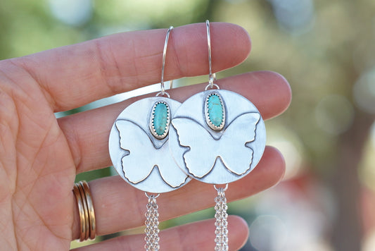 Butterfly Fringe Earrings #1