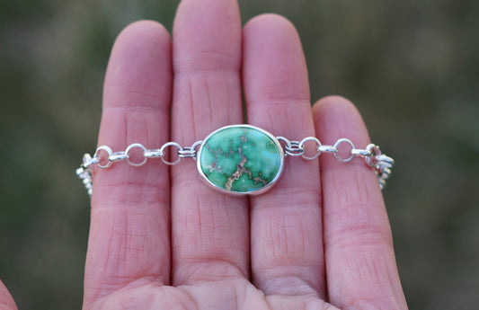 Turquoise Choker Necklace (Verde Valley)