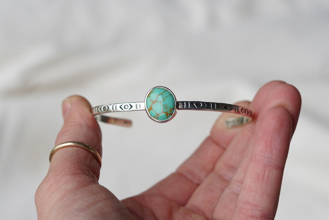 Stamped Cuff (Sonoran Gem)