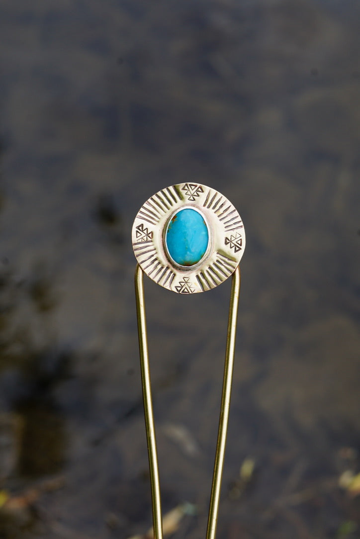 Brass Hair Fork