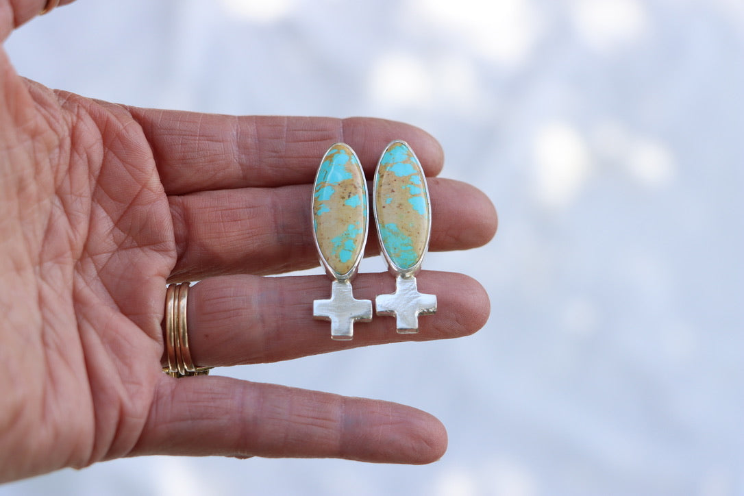 Mesa Turquoise Studs #2