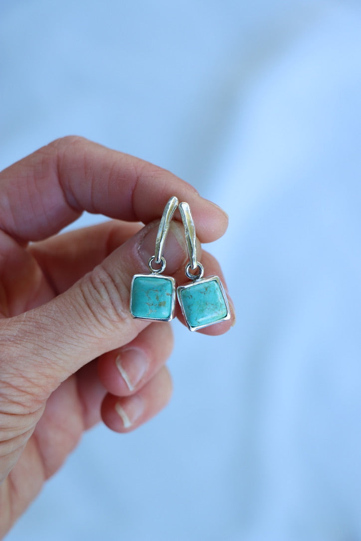 The Ridgeline Earrings (Turquoise Mountain)