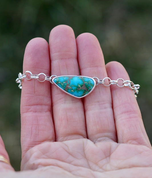 Turquoise Choker Necklace (Sonoran Mountain)