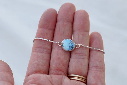 Box Chain Adjustable Bracelet (Golden Hill)