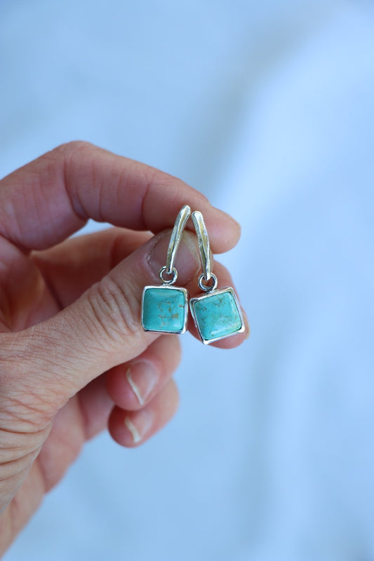 The Ridgeline Earrings (Turquoise Mountain)