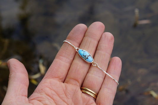 Box Chain Adjustable Bracelet (Golden Hill)