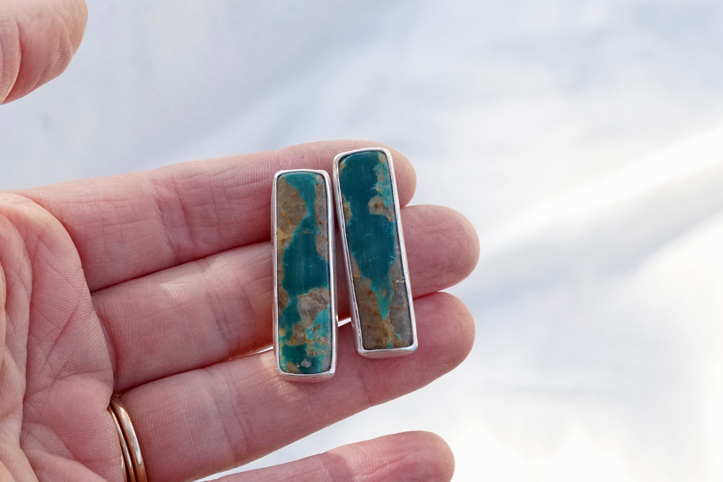 Stud Earrings (Royston Ribbon)