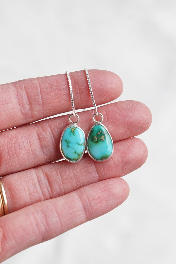 Turquoise Threader Earring (Sonoran Mountain)