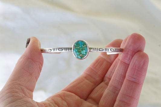 Stamped Cuff (Sonoran Mountain)