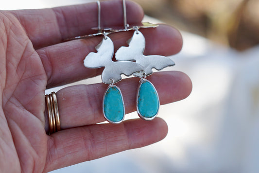 Butterfly Drop Earrings