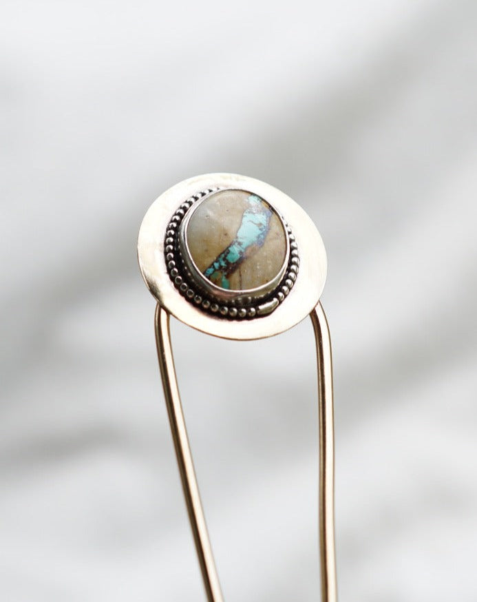 Brass Hair Fork