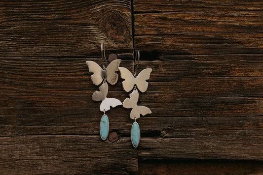 Butterfly Drop Earrings