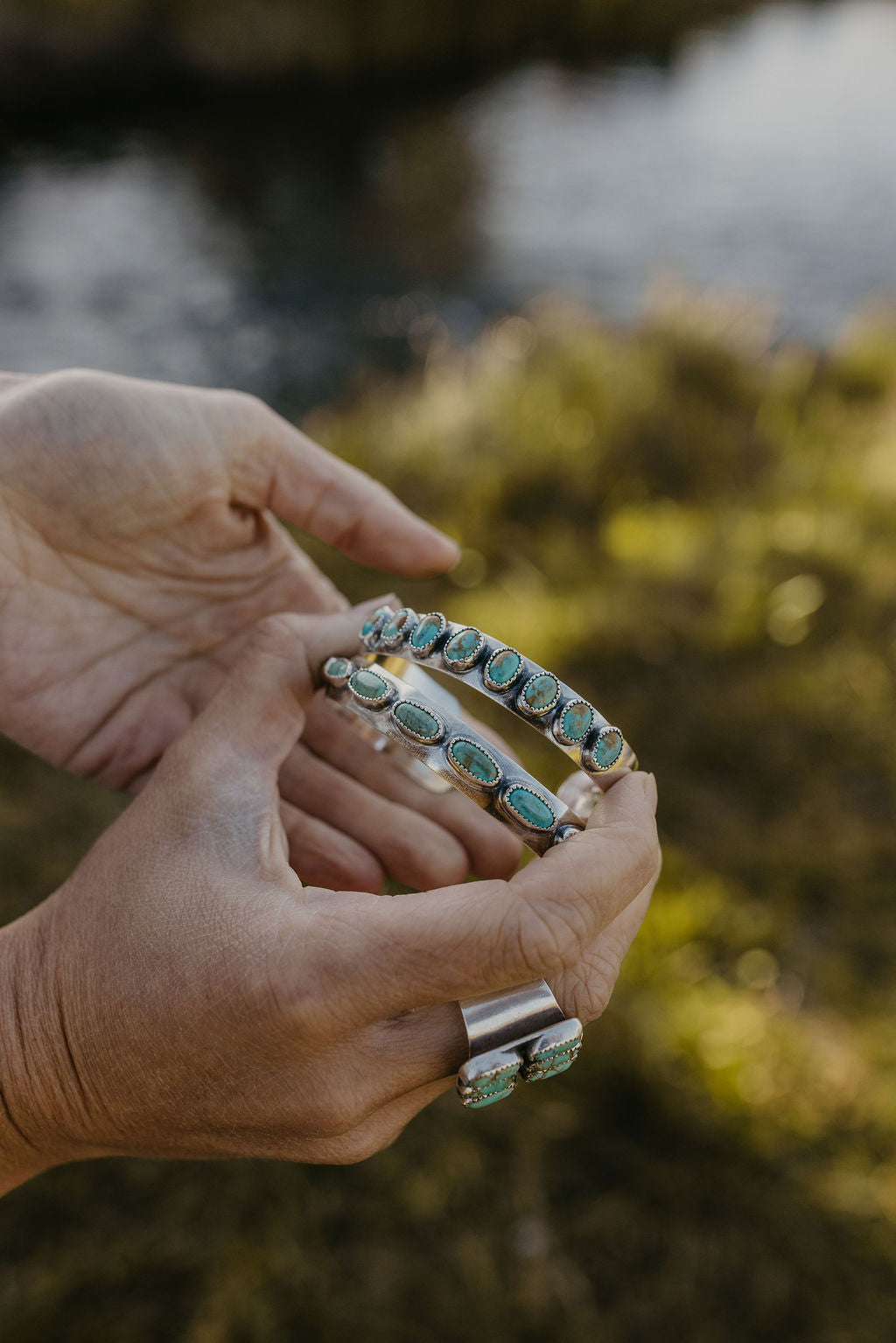 Turquoise Statement Cuff #2 (M/L)