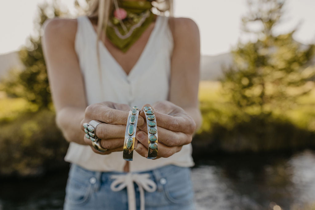 Turquoise Statement Cuff #2 (M/L)