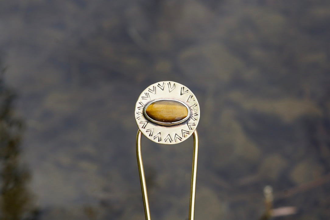 Brass Hair Fork