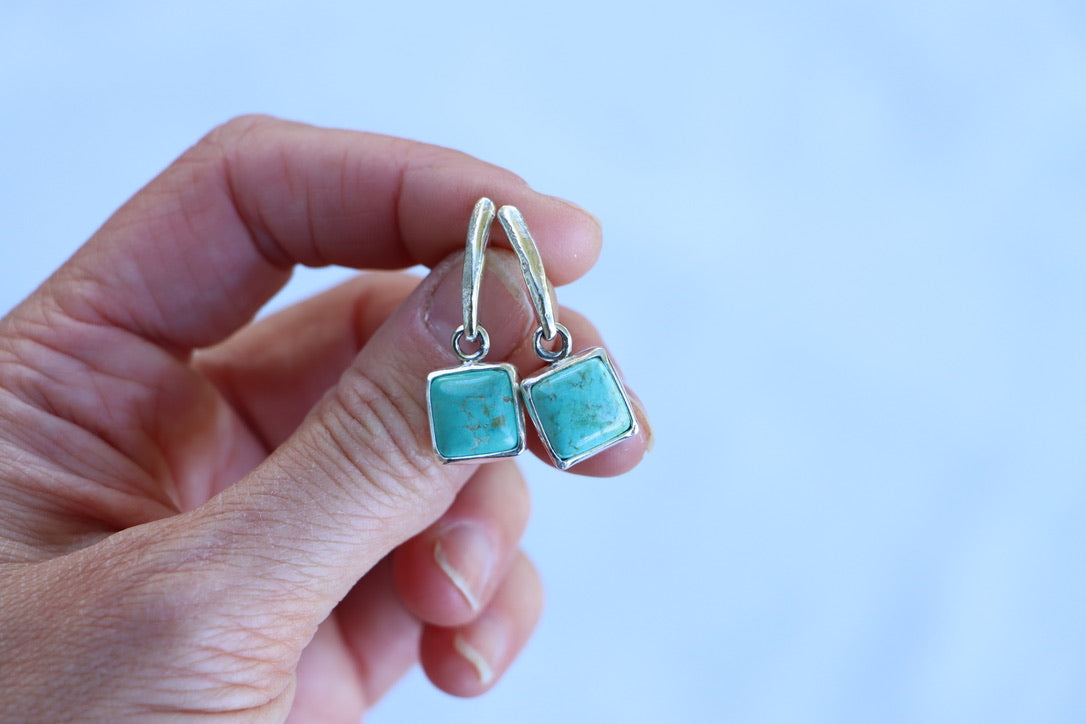 The Ridgeline Earrings (Turquoise Mountain)