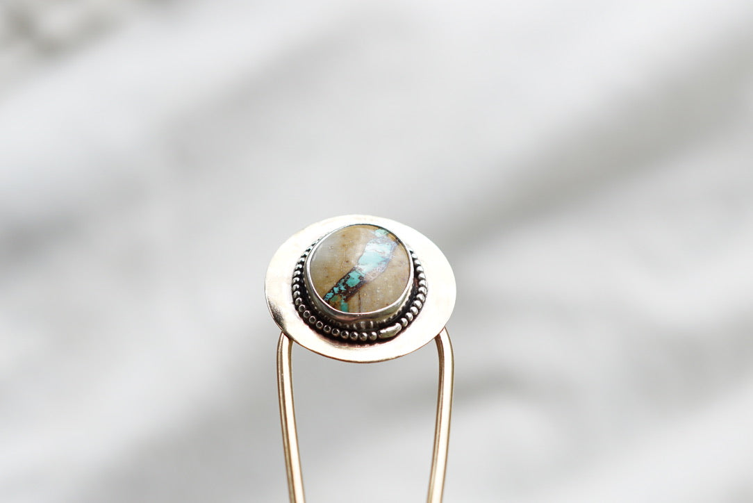 Brass Hair Fork