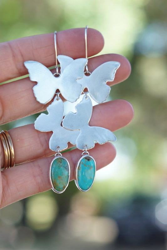 Butterfly Drop Earrings