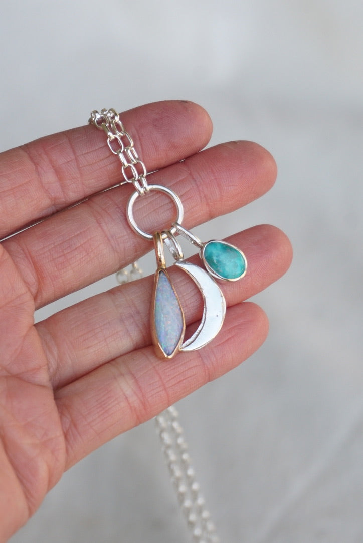 Moon Charm Necklace #2