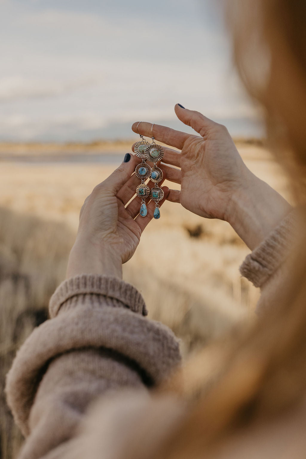 Horizon Cascade Statement Earring