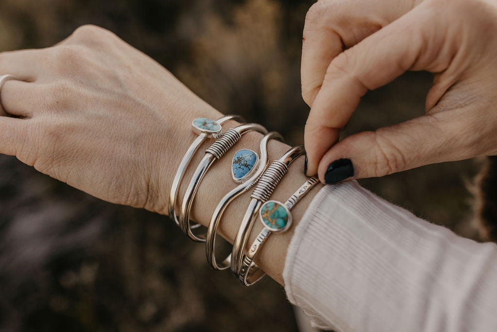 Wrapped Silver Cuff (XS/S)