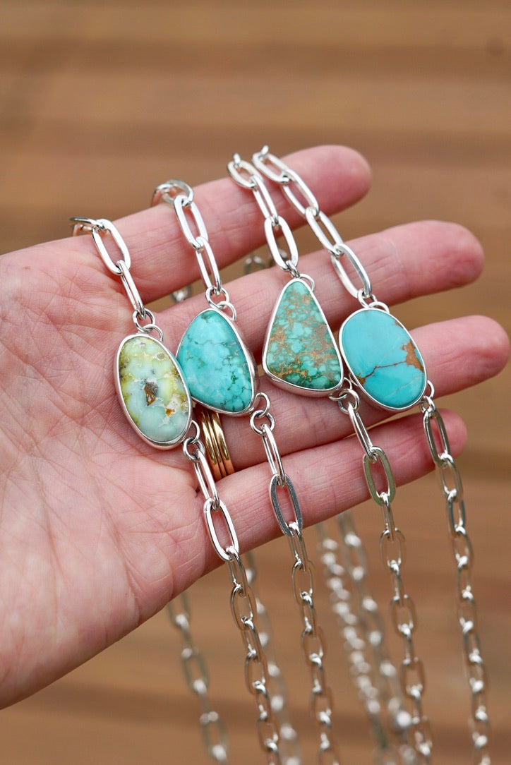 Turquoise Choker Necklace (Sonoran Mountain)