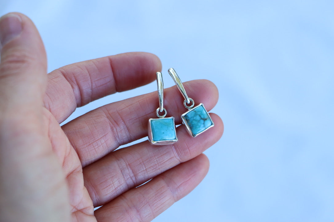The Ridgeline Earrings (Turquoise Mountain)