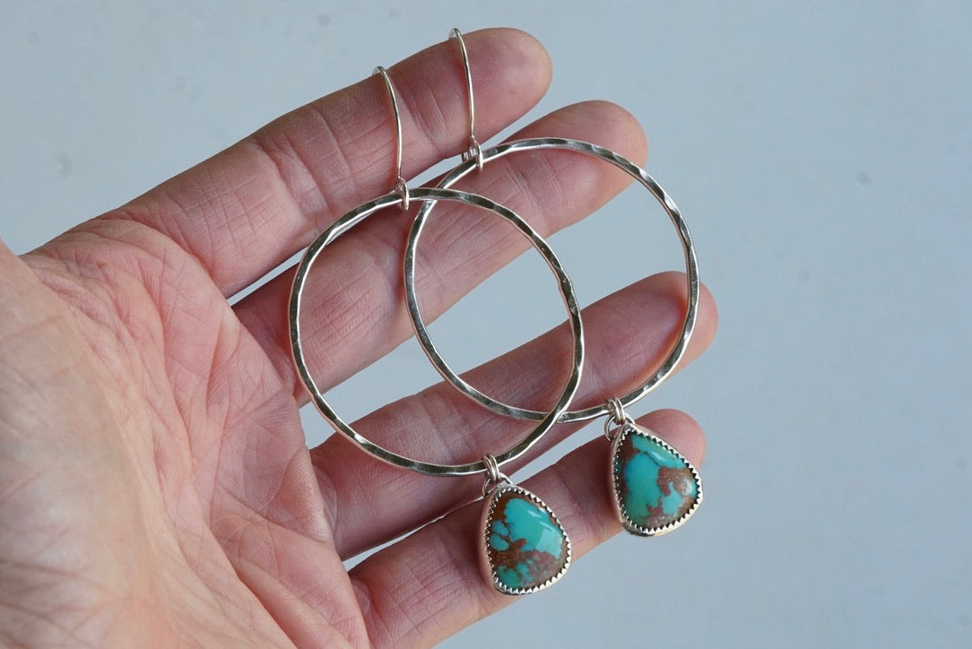 Turquoise Hoops (Royston)