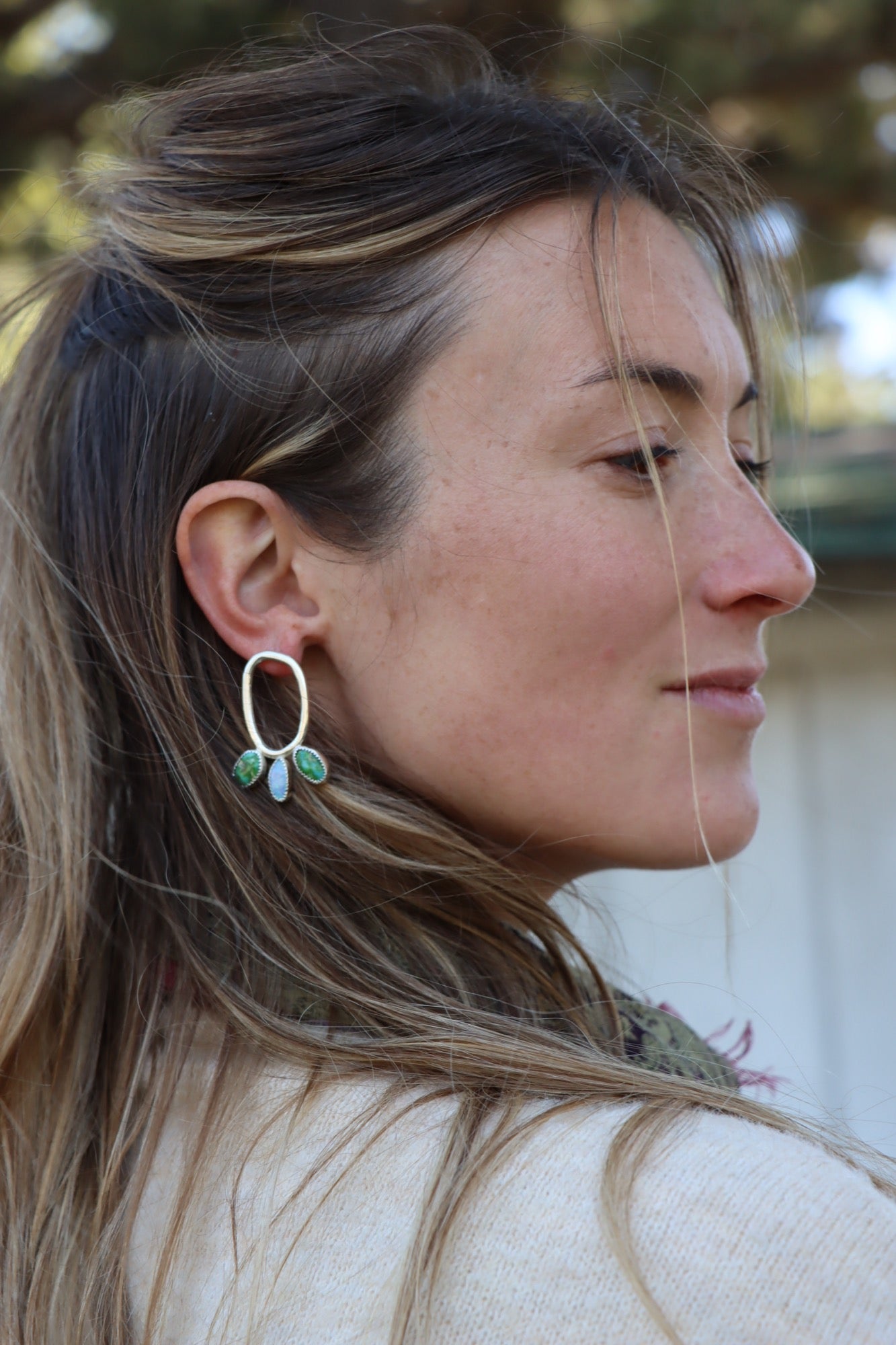 Cairn Studs (Opal)