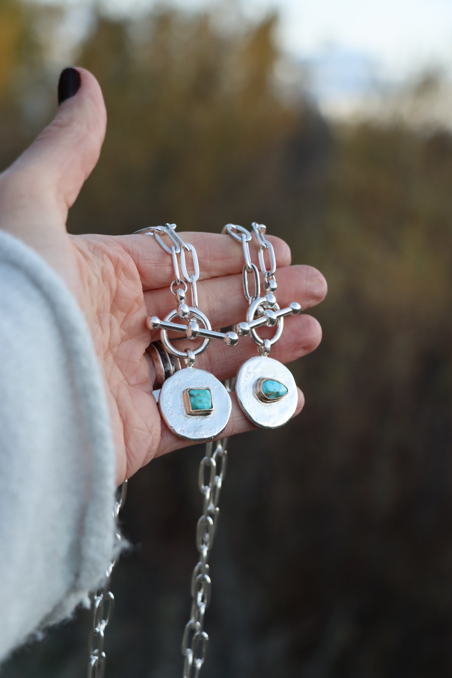 Token Necklace w/ Turquoise #2
