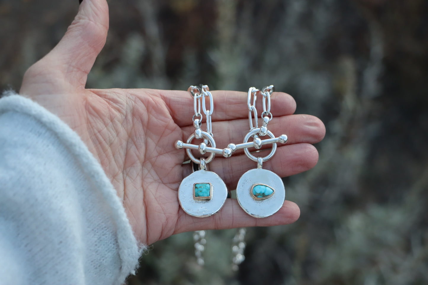 Token Necklace w/ Turquoise #2