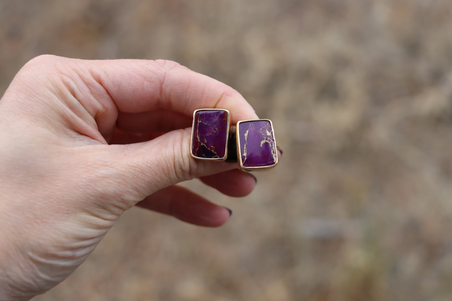 Mojave Purple Studs #1