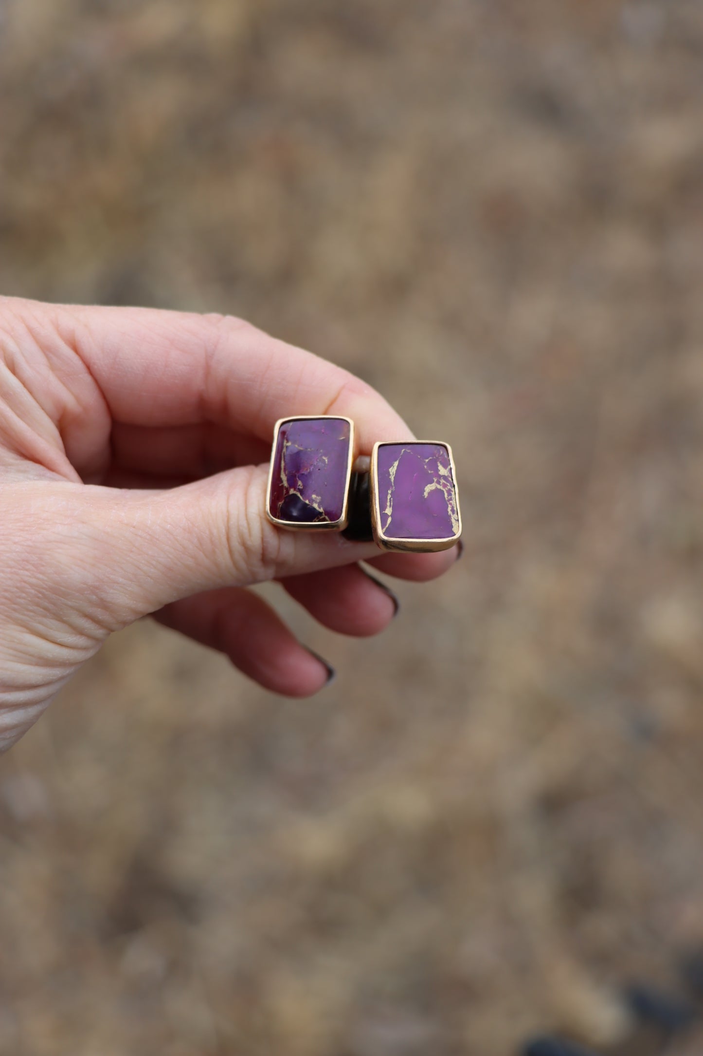 Mojave Purple Studs #1