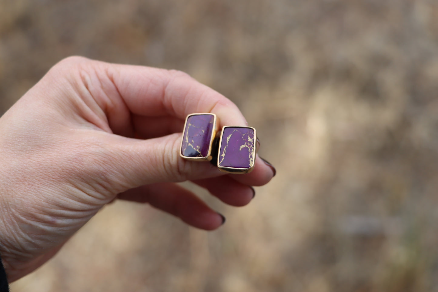 Mojave Purple Studs #1