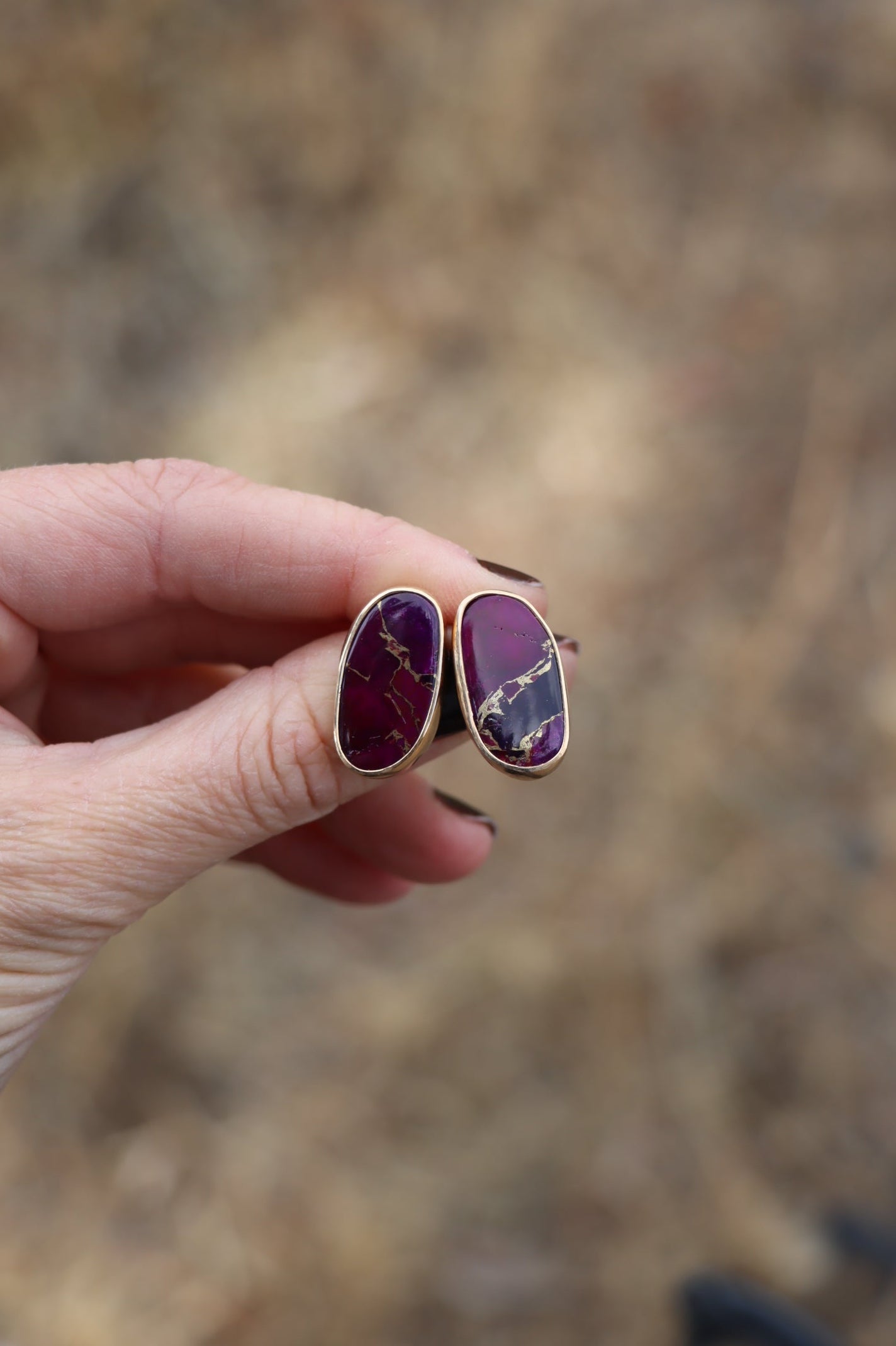 Mojave Purple Studs #3