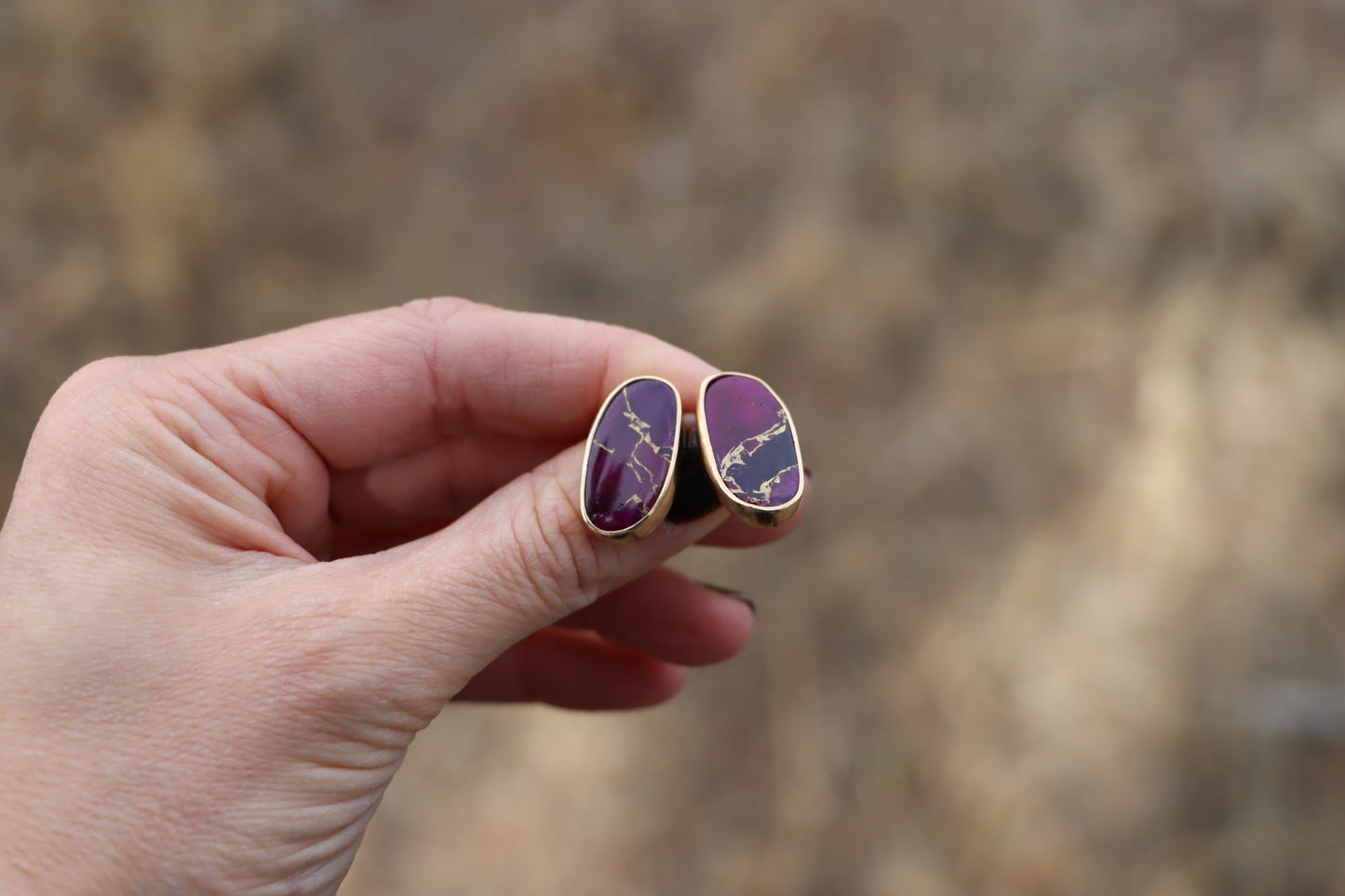 Mojave Purple Studs #3