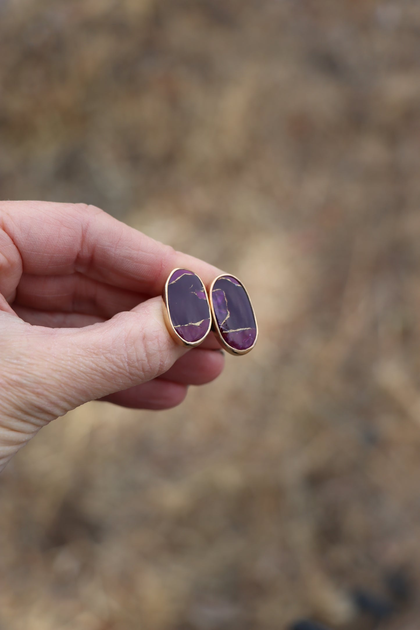 Mojave Purple Studs #2