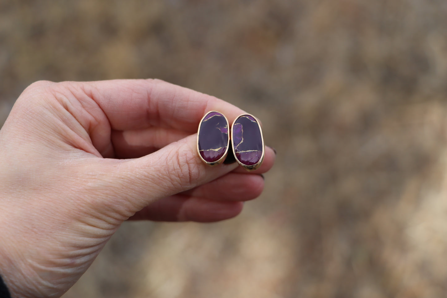 Mojave Purple Studs #2