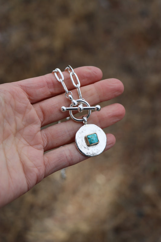 Token Necklace w/ Turquoise #2