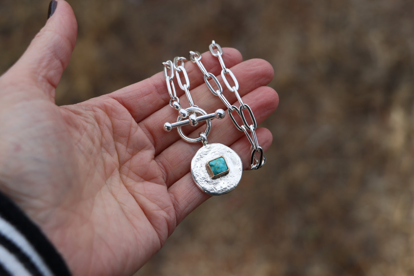 Token Necklace w/ Turquoise #2