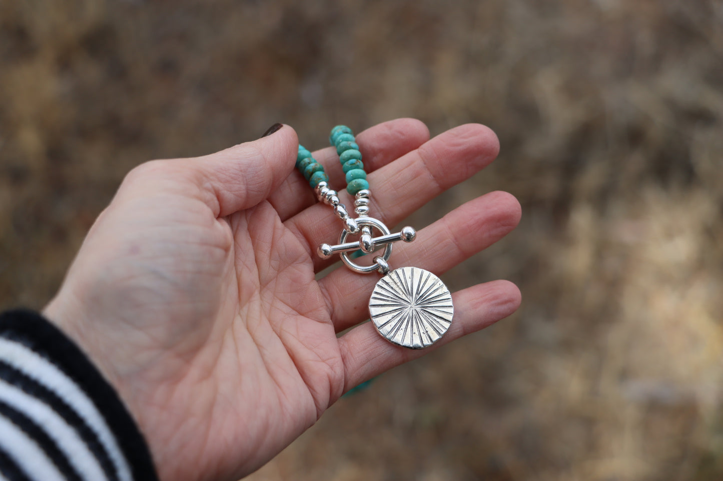 Beaded Token Necklace