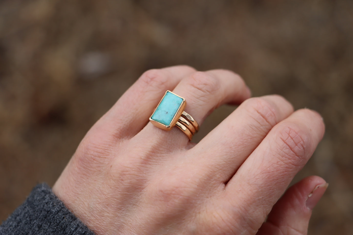 Gold Filled Stacker Ring (Size 6.5)
