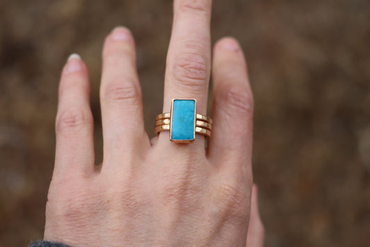 Gold Filled Stacker Ring (Size 9)