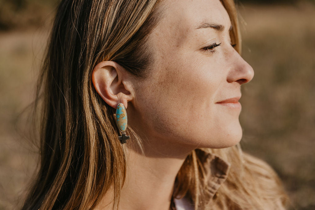 Mesa Turquoise Studs #2