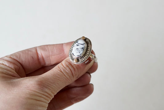 Small Sundial Ring (size 7.5)