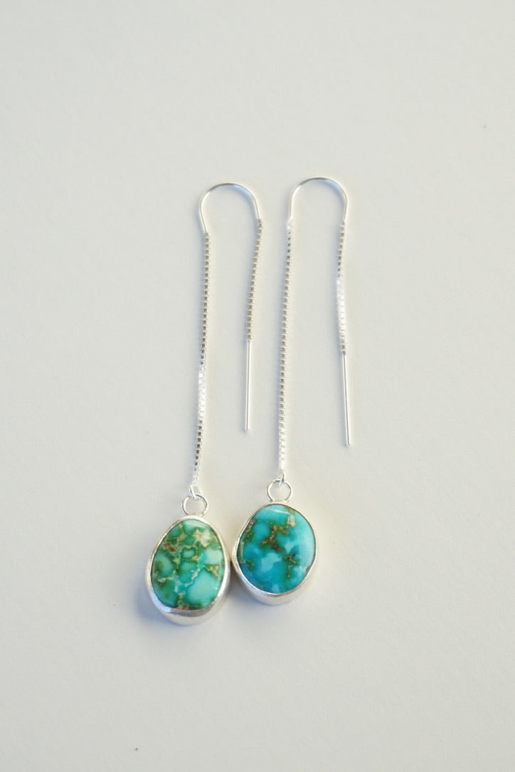Turquoise Threader Earring (Turquoise Mountain)