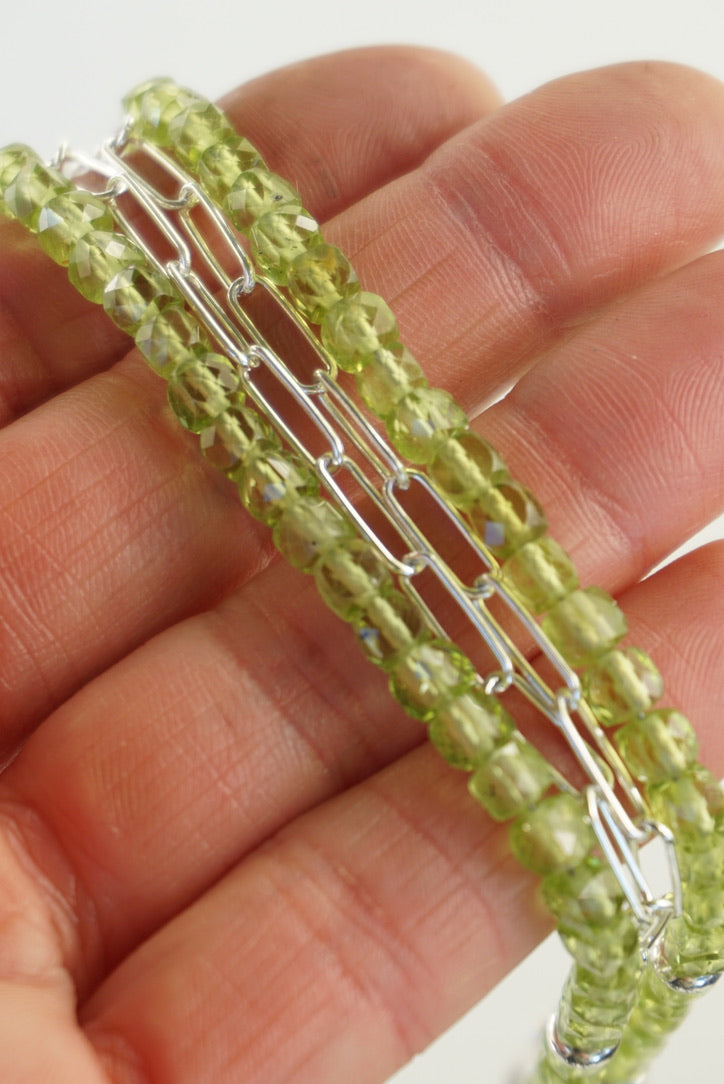 Metolius Necklace (Lime Quartz)