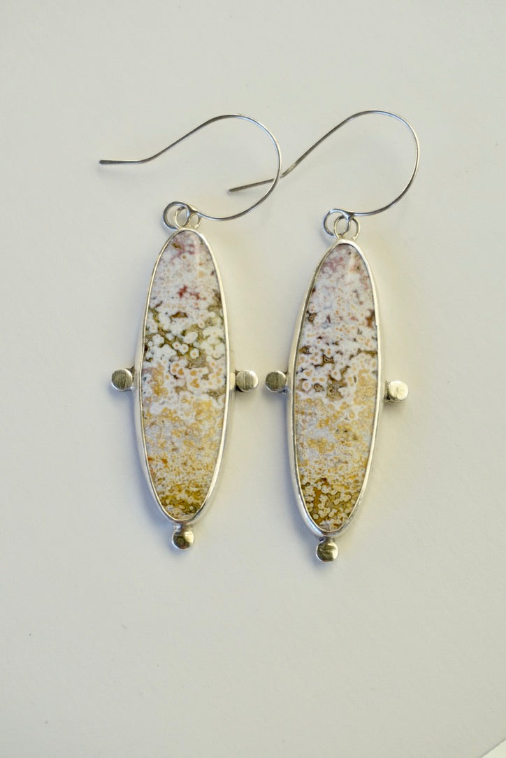 Lace Agate Earrings