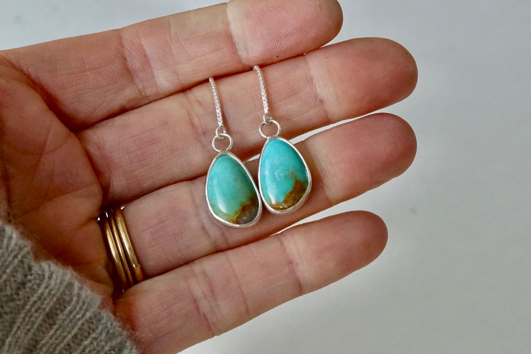 Turquoise Threader Earring (Royston)