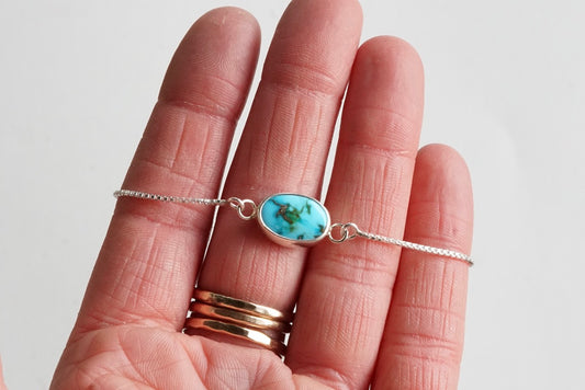 Box Chain Adjustable Bracelet (Sonoran Gold)